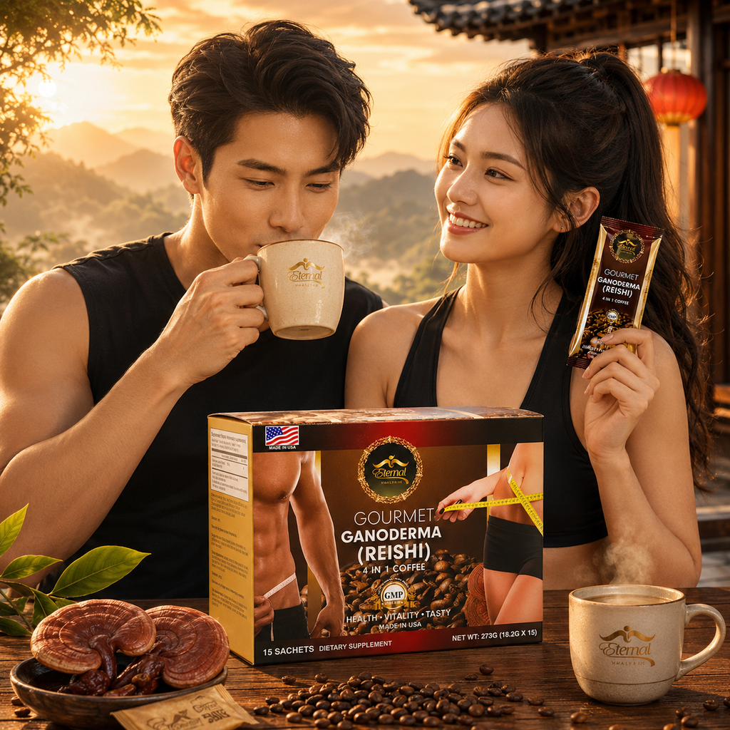 Eternal Spirt Beauty  3 Pack Combo  4 in 1 Ganoderma Reishi  Coffee Flavor drink