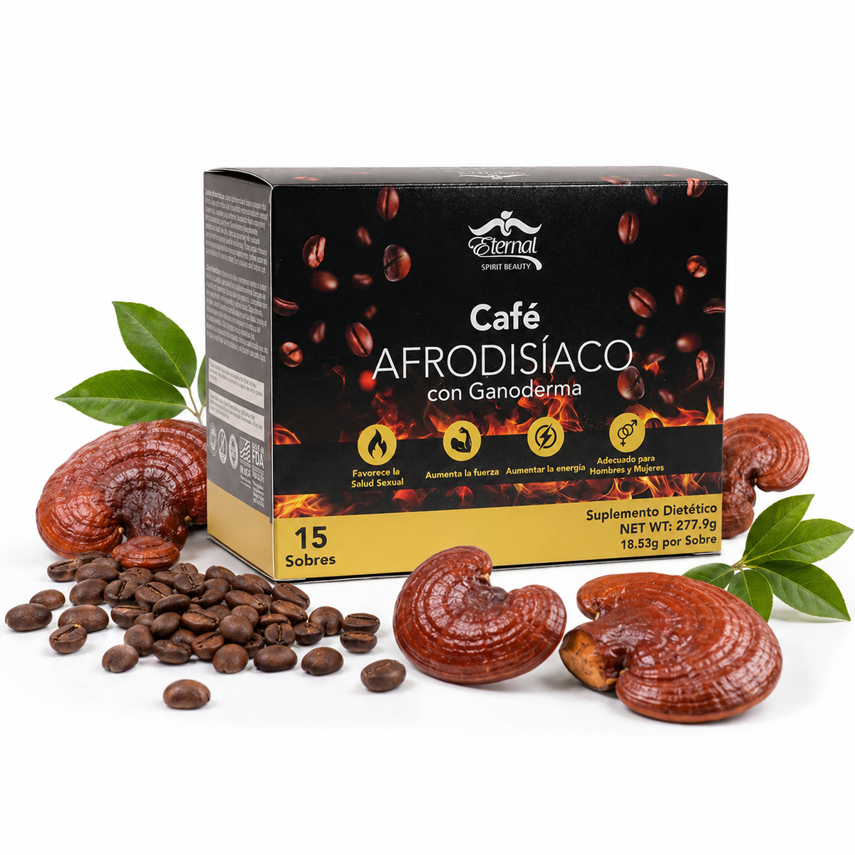 Eternal Spirt Beauty  ,Ganoderma Reishi  Coffee Flavor Beverege Drink