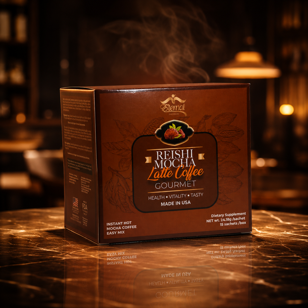 Eternal Spirt Beauty Mocha Ganoderma Reishi Coffee Flavor drink
