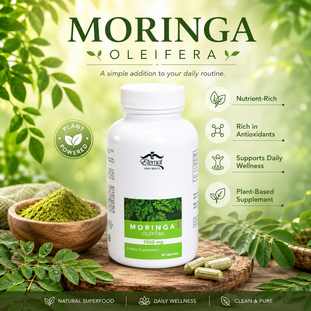 Eternal Spirit Beauty - Moringa - 60 Capsules - 1000 Mg