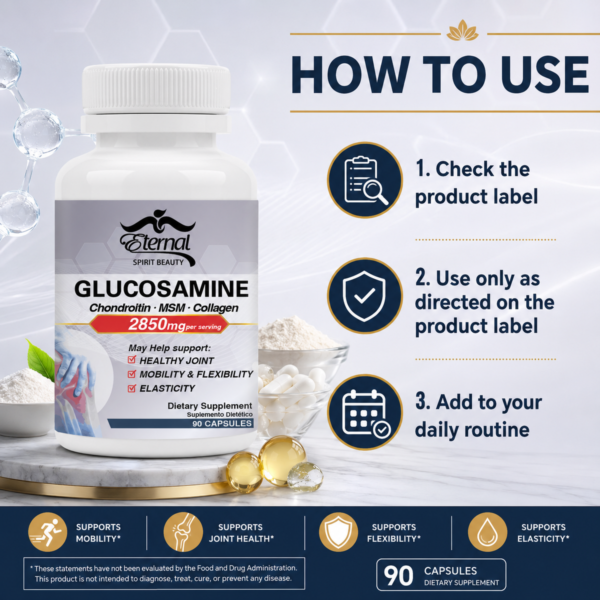 ETERNAL SPIRIT BEAUTY  GLUCOSAMINE