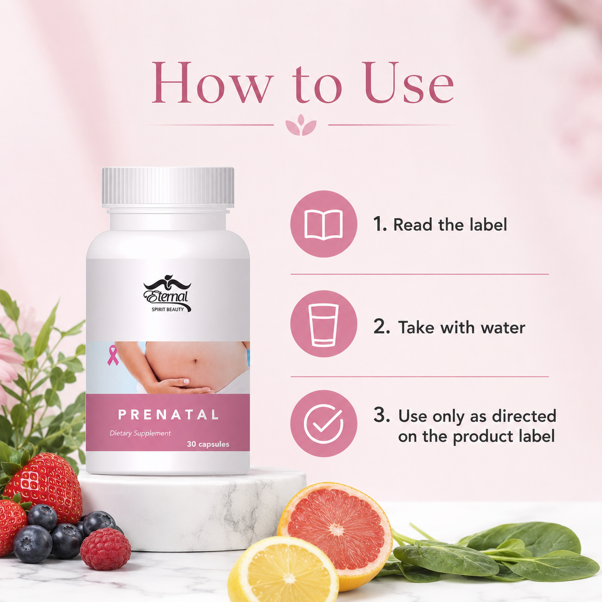 ETERNAL SPIRIT BEAUTY PRENATAL SUPPLEMENT 60 CAP
