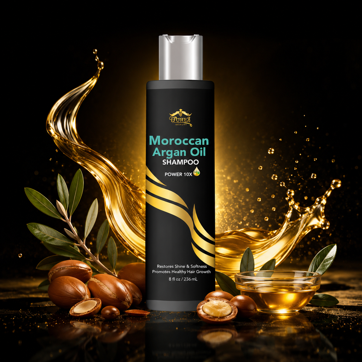 ETERNAL SPIRIT BEAUTY ETERNAL ETERNAL MOROCCAN ARGAN OIL SHAMPOO 8 OZ
