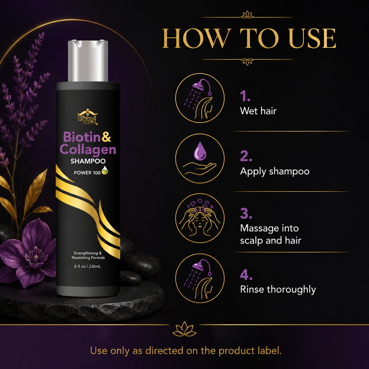 ETERNAL SPIRIT BEAUTY  BIOTIN & COLLAGEN  SHAMPOO 8 OZ