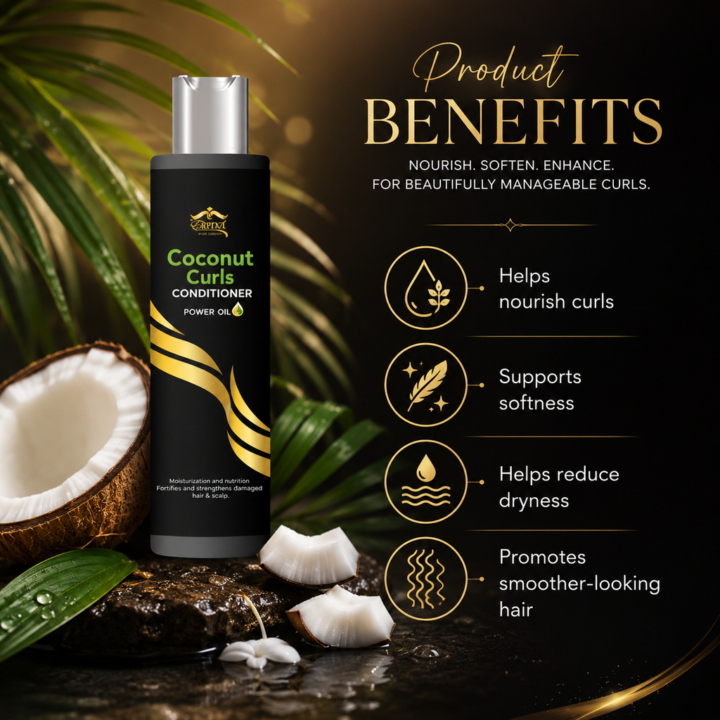 ETERNAL SPIRIT BEAUTY COCONUT  CURLS CONDITIONER 8OZ