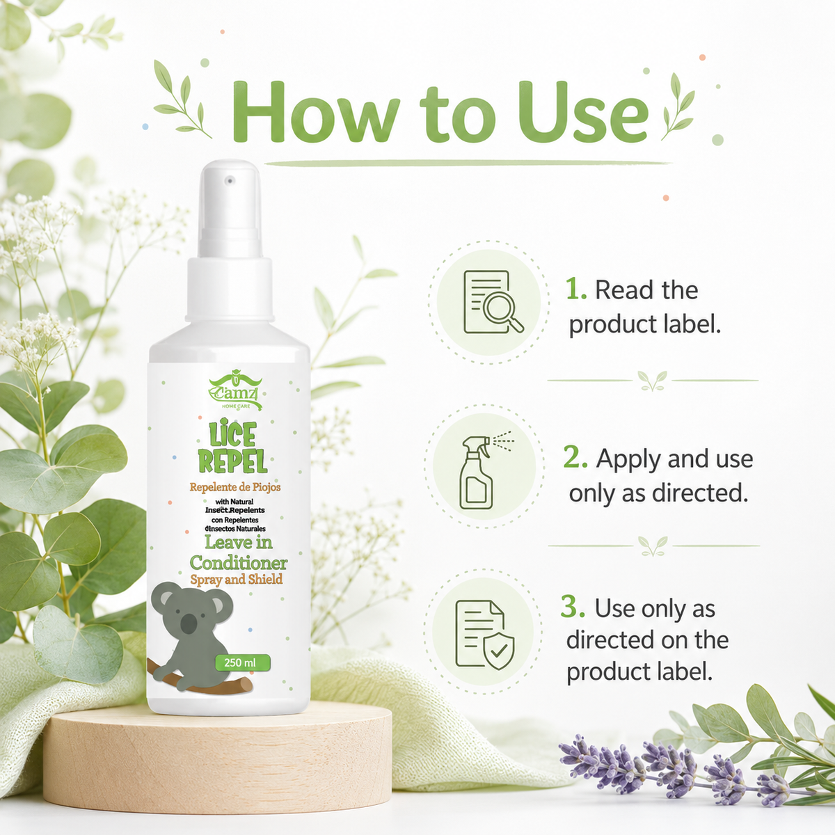 ETERNAL SPIRIT BEAUTY LICE REPEL LEAVE IN CONDITIONER
