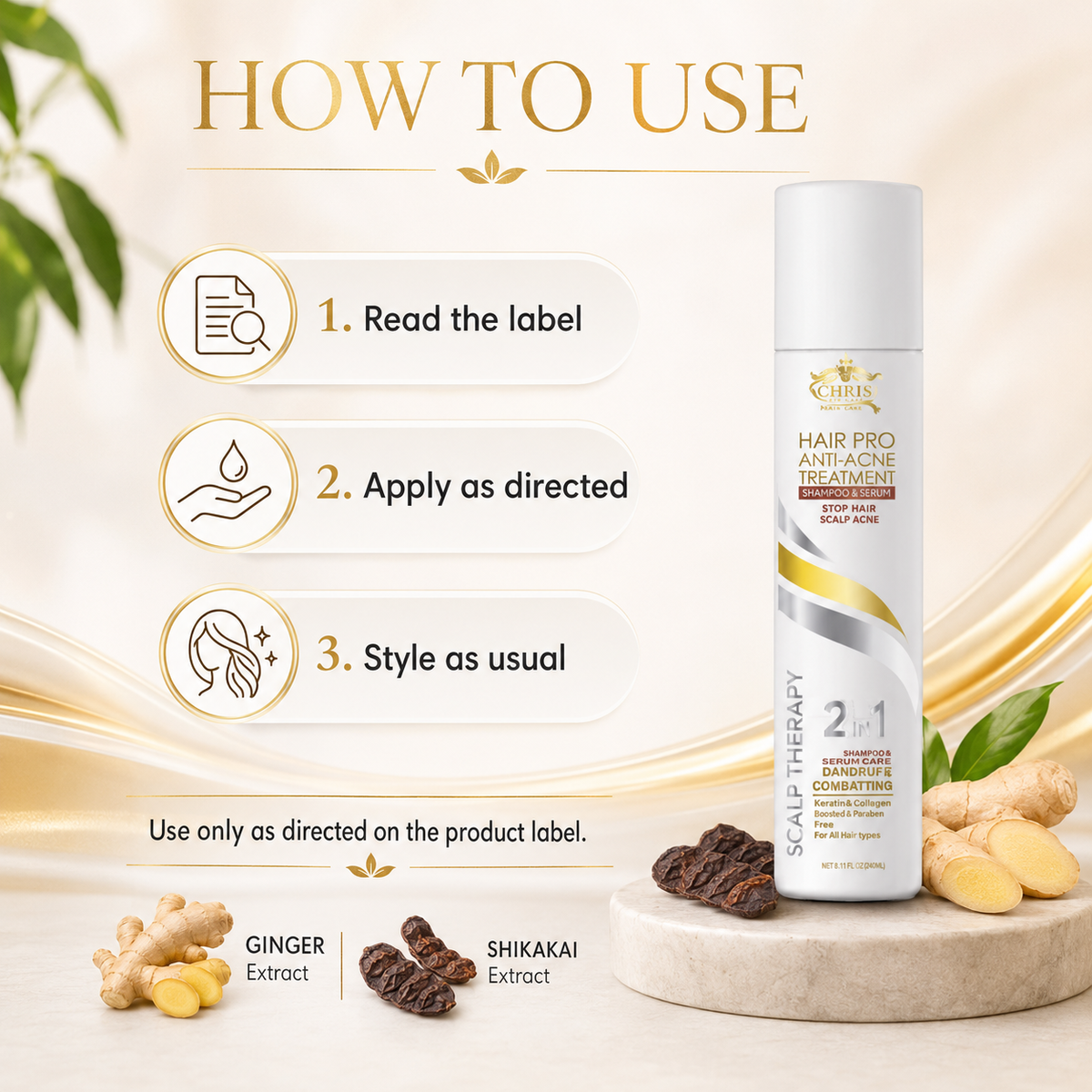 ETERNAL SPIRIT BEAUTY  ANTI-DANDRUFF SHAMPOO