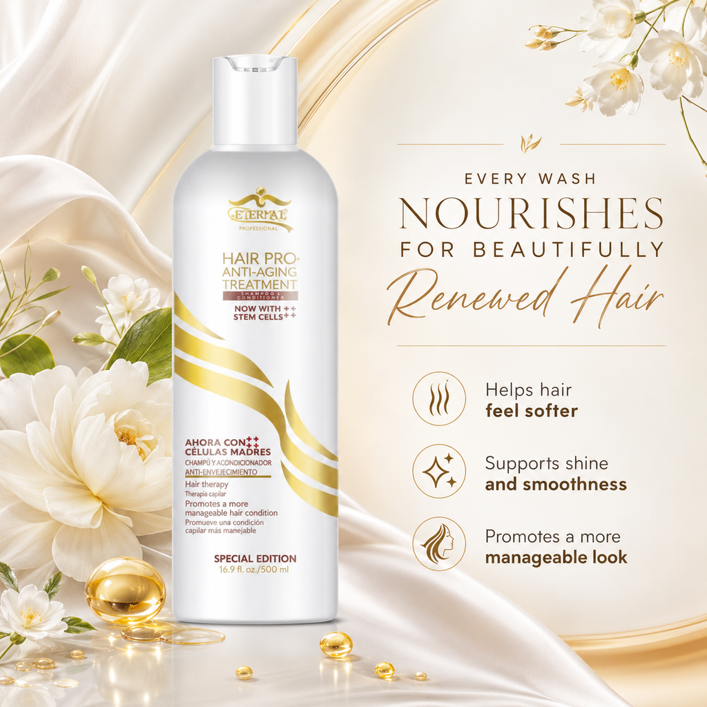 ETERNAL SPIRIT BEAUTY STEM CELLS + HYALURONIC ACID SHAMPOO