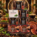 Eternal Spirit Beauty Combo 7 – Ganoderma Reishi Coffee &amp; GlucolessTea | 4 Café Negro 2 en 1 + 2 Café 4 en 1 + 1 GlucolessTea